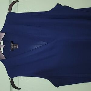 JONES & CO   Navy Blue Sleeveless Women's Top SIZE L